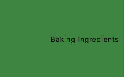 Baking Ingredients